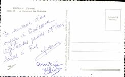 CPSM Bordeaux the Monument of the Of Gironde ones