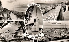 CPA Souvenir De Cabourg