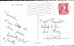 CPA Souvenir De Cabourg