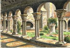 CPA St Beltran De Comminges el claustro de la catedral