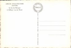 CPSM Abbey D' Hautecombe the Lake Of Le Bourget the Abbey Seen Of North