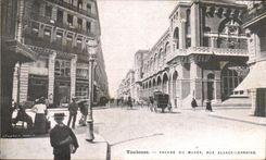CPA Toulouse Facade Du Musee Rue Alsace lorraine