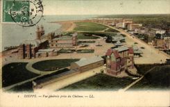 CPA Dieppe Vue Generale prise du Chateau