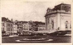 CPA Trouville La Queen Of the Beaches Garden of the casino and hotel Beautiful Sight