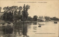 CPA Guerbaville La Mailleraye Vue prise d'Amont