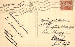 CPA Paris While Strolling Garden of Luxembourg