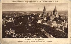 CPA Epopee of Jeanne d' Arc the Ride Loaches View