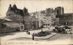 CPA Dieppe Les Tourelles Et Le Chateau