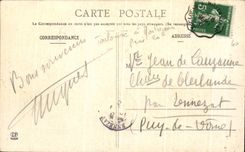 CPA the High Garonne Cazeres Frontage of the Church