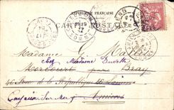 CPA Gerardmer La Rock of the devil