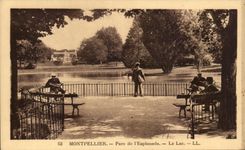 CPA Montpellier Parc de l'Esplanade Le Lac