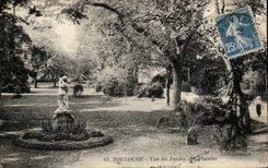 CPA Toulouse Vue du Jardin des Plantes