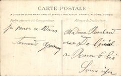 CPA Nornandie Villers en las calles del mar de Casino And el mar