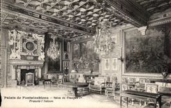 CPA Palate De Fontailbleau Living room Of François 1st