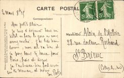 CPA Mans Monument of Chanzy Militaria Defense