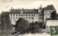 CPA Blois Le Chateau pris du Pavillon d'Anne de Bretagne
