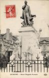 CPA Le Havre Statue of Augustin Normand