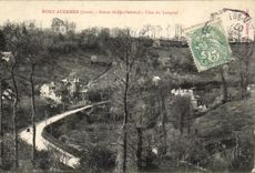 CPA Pont Audemer Route of Quilleboeuf Dimensions of Longval