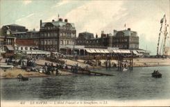 CPA Le Havre L'Hotel Frascati et le Semaphore