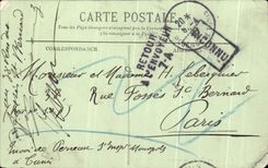 CPA chaneaux Gabes at the edge of I' Oasis Tunisia