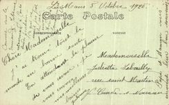 CPA Mans Monument Wilbur Wright (1920) Aviation