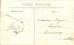 CPA Noyen Entrance of the Road City of Mans