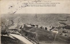 CPA Normandy Rouen Panorama Of the Seine Through the City