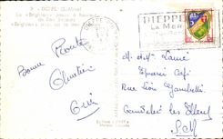 CPA Dieppe Brighton Passe tiene altura del buen barco de la ayuda