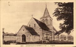 CPA Angerville Orcher the Church