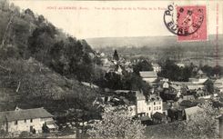 CPA Audemer Bridge Seen of St Aignan and the Valley of Risle