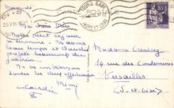 CPA Vouvray Girardieres old Porch