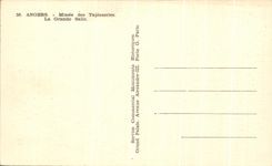 CPA Angers Museum of Tapisseries La Big room