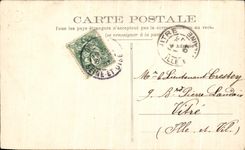 CPA Tours Cathedrale Portail Sud