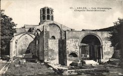 CPA Arles Alyscamps Vault Saint Honorat
