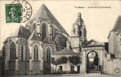 CPA Blois Abside de la Cathedrale