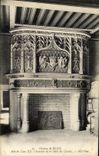 CPA Chateau de Blois Aile de Louis XII Cheminee de la Salle des Gardes
