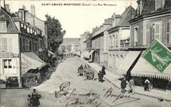 Calle del nacional del La de Amand Montrond del santo de CPA