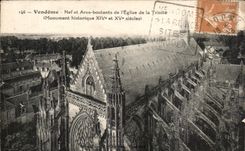 CPA Vendome Nef et Arcs Boutants de l'Eglise de la Trinite 