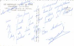 CPSM Chambord Vue Aerienne du Chateau facade nord Ouest