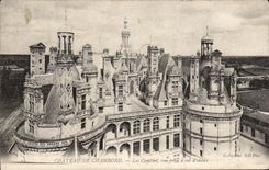 CPA Chateau De Chambord Les Combles Vue Prise A Vol d'Oiseau