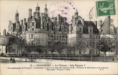 CPA Chambord Le Chateau Aile Francois 1er Les Appartements De Francois 1er 