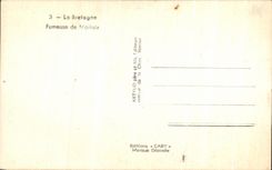 CPA Smoky Brittany of Morlaix Folklore Costume