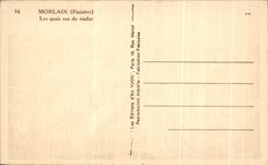 CPA Morlaix Quays seen of the viaduct