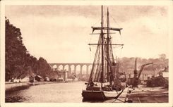 CPA Morlaix the Quays Boat