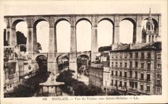 CPA Morlaix Seen Of Viaduct Towards Sainte Melaine