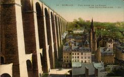 CPA Morlaix Seen from Of the Rock Towards Saint Melaine