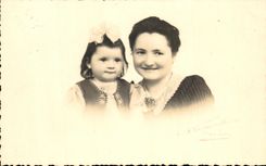 Real photo Child wife Baby Folklore Costume