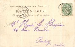 CPA Morlaix Statue of Duchesne