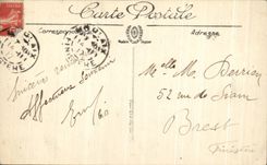 CPA Morlaix Allee of the Park of Kernegues