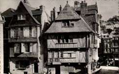 CPSM Morlaix Old woman house of the Place of the Markets